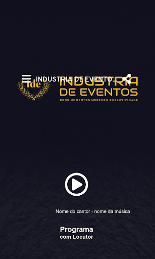 Android application Industria de Eventos screenshort