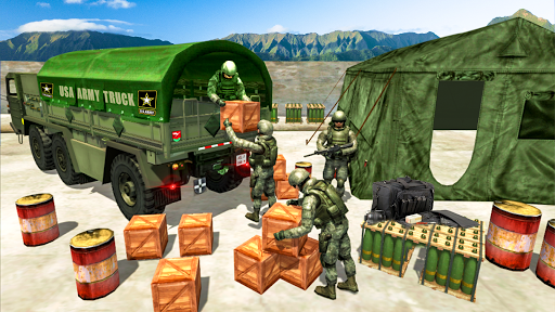 Offroad Army Truck Simulator Screen 2