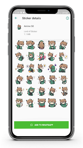 Stiker WA Anime Lucu WaStickerApps