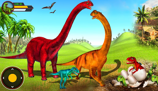 Wild Dino Family Dinosaur Game  screenshots 1