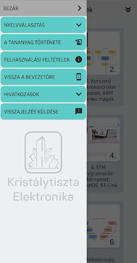 Android application Crystal Clear Electronics screenshort