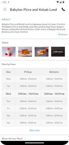 Babylon Pizza and Kebab Land