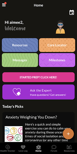 Android application STARR screenshort