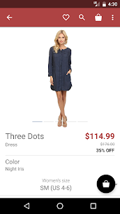 تحميل 6pm تطبيق ماركات عالمية 4