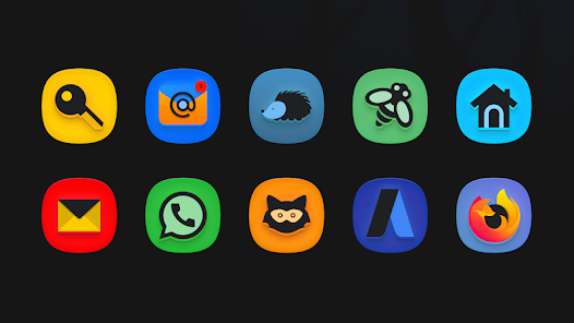 SuperBlack Icon Pack Apk v1.6 (Patched) Free Download Gallery 5