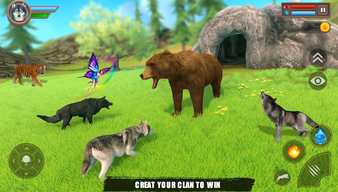 Captura 11 Wolf Simulator: Animal Tales android