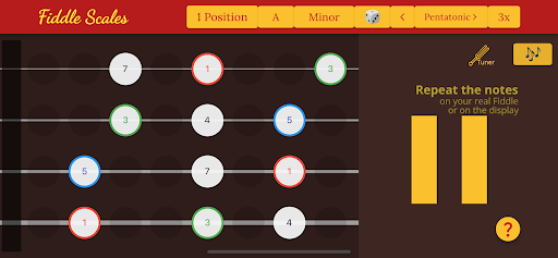 Android application Fiddle by Ear screenshort