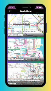 Mapa do Metrô de Dublin 2023