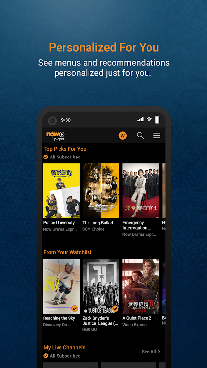 Now Player - Now TV - 8.5.2 - (Android)