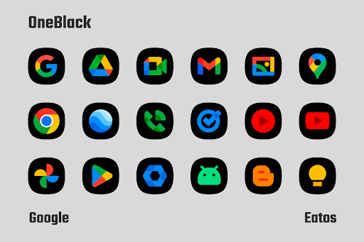 OneBlack - Icon Pack Screen 2