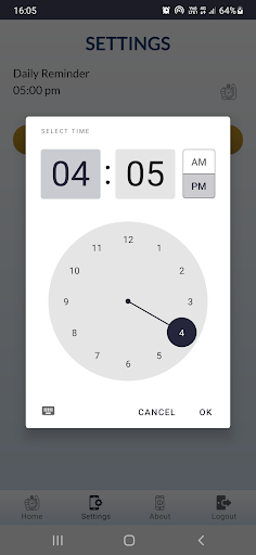 DEA Time-Tracking Screen 3