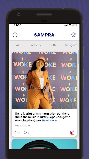 Android application SAMPRA screenshort