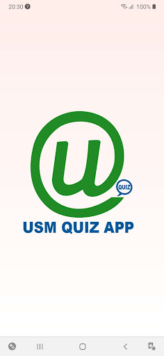 Android application USM QUIZ APP screenshort