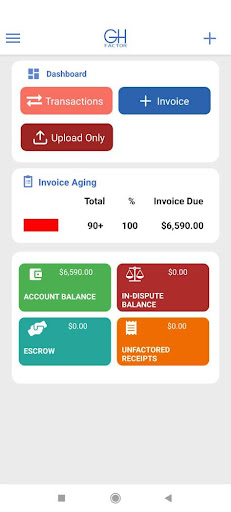 GH Factor Client App Screen 2