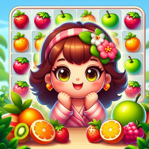 Fruit Crush Match 3 Puzzle logo