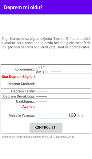 Deprem mi oldu Screen 2