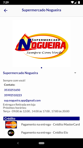 Supermercado Nogueira Screen 2