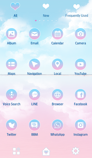 Pink Lagoon Theme Screen 3