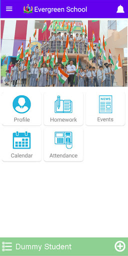 Android application Evergreen School screenshort