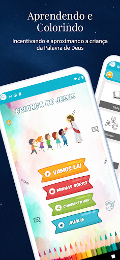Android application Biblia - Colorir e Aprender screenshort