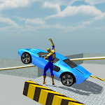 Cover Image of ดาวน์โหลด Superhero Tricky Cars Racing Stunts 1.0 APK