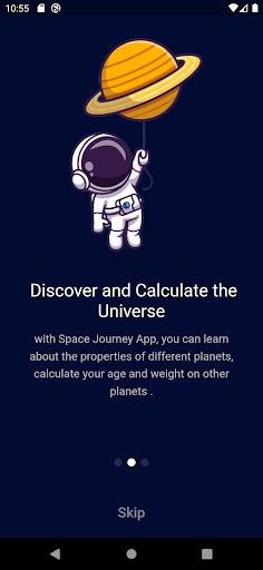 Space Journey Screen 2