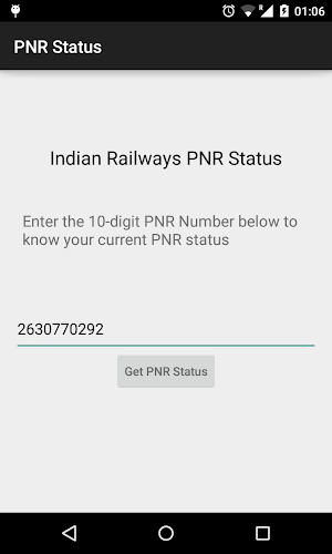PNR Status screenshot 0