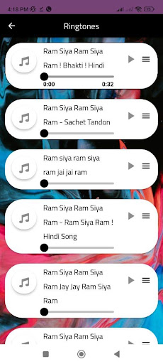 Ram Siya Ram Ringtons Screen 3