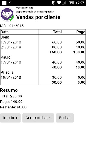 VendaPRO Controle de Vendas