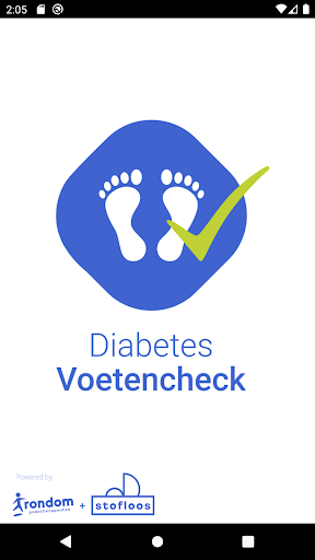 Android application Diabetes Voetencheck screenshort