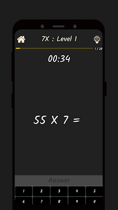 Multiplication Math Game 7X - Screenshot 4