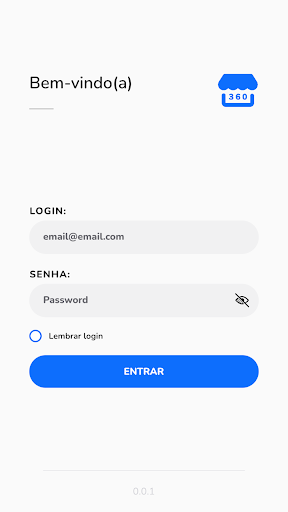 Android application Loja360 screenshort