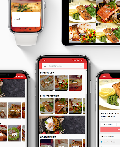 Seafood Recipes App Screen 2