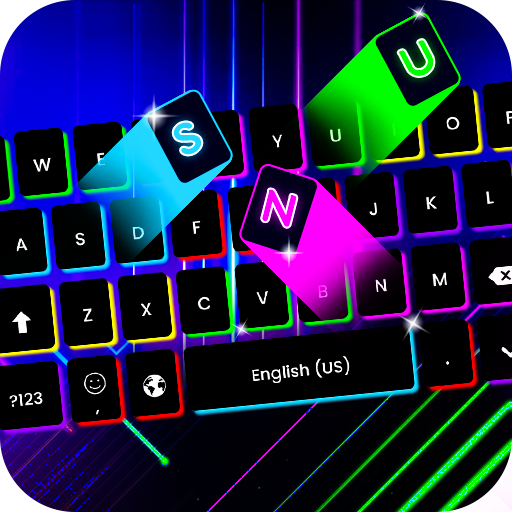 Neon Keyboard - Keyboard Theme logo