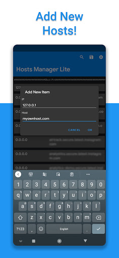 [root] Hosts Manager Lite Screen 3