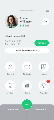 Android application NexGolf screenshort