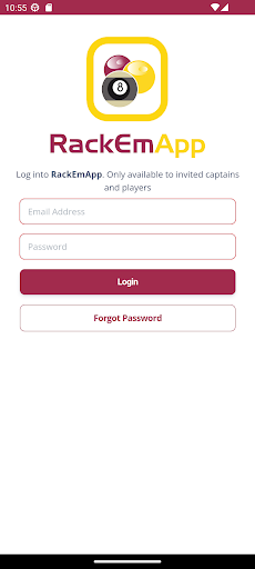 Android application RackEmApp screenshort