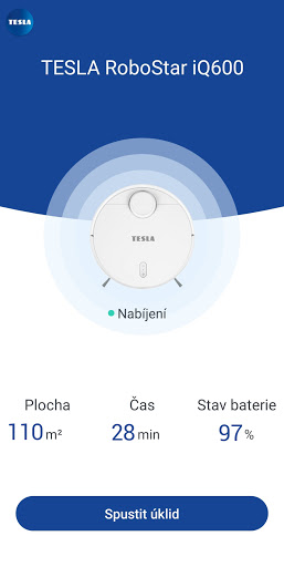 Android application TESLA RoboStar iQ500/iQ600 screenshort