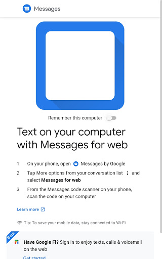Google Messages for Tablets