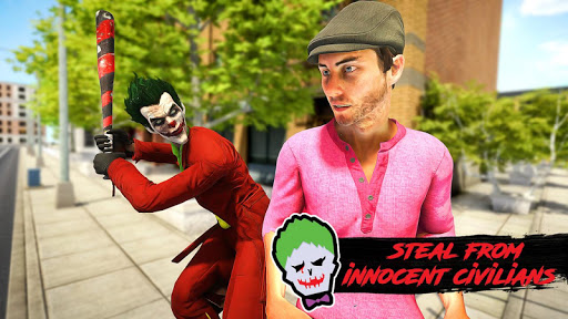 Android application Real Joker Gangster Auto Theft screenshort