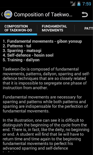 Taekwon-Do ITF Theory Screen 2