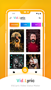 Vid.Lyric – Snack Lyrical Video Status Maker Apk app for Android 1