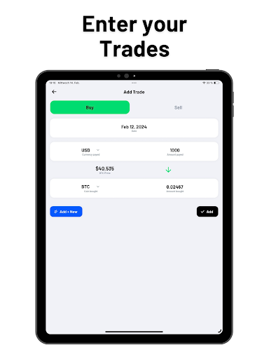 Screenshot of Coin Portfolio: Crypto Tracker