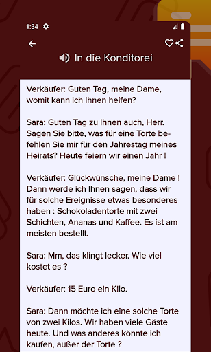 Deutsch Dialog Lernen Screen 3