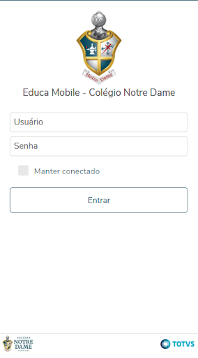 Android application Notre Mobile screenshort