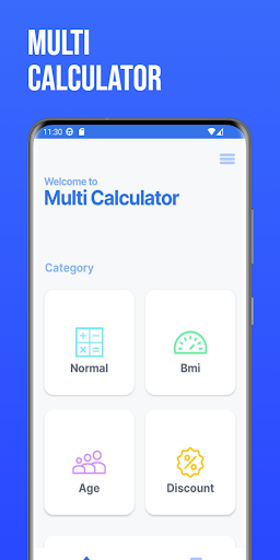 Android application CalcMate - All-in-one tool screenshort