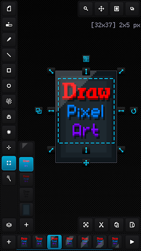 Android application Draw Pixel Art Pro screenshort