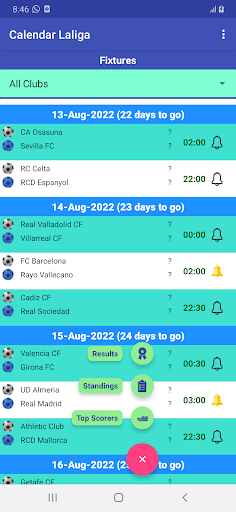 Visualização do aplicativo