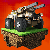 Blocky Cars tank games, online icon