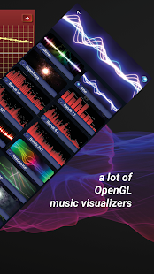Audio Visualizer Music Player Bildschirmfoto